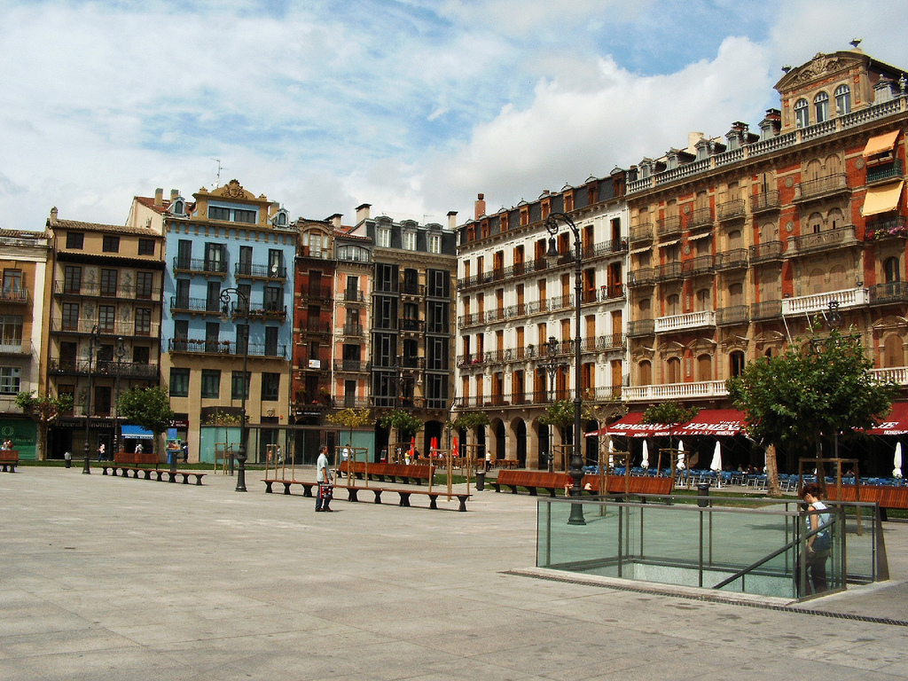The Way, Second Route: Pamplona-Estella 1 Plaza Del Castillo En Pamplona