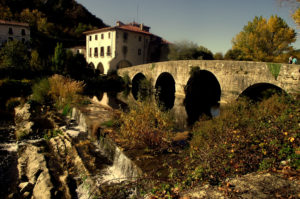 Stage 2: From Roncesvalles To Pamplona 5 Passing Through The Bridge At The Entrance Of Villaba By Bike