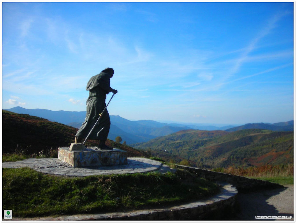 Etapa 12: De O Cebreiro A Sarria 6 Estatua Santiago | Alquiler Bicicletas &Amp; E-Bikes - Camino De Santiago (España/Portugal)