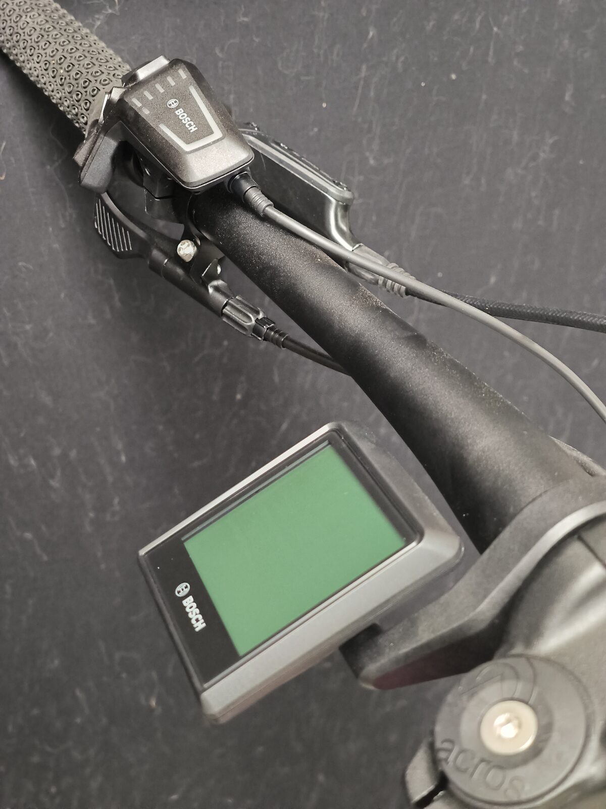Corratec E-Power Rs160 — Limited Edition 7 Bosch Controller And Display On The Corratec E-Power Rs160 Handlebar
