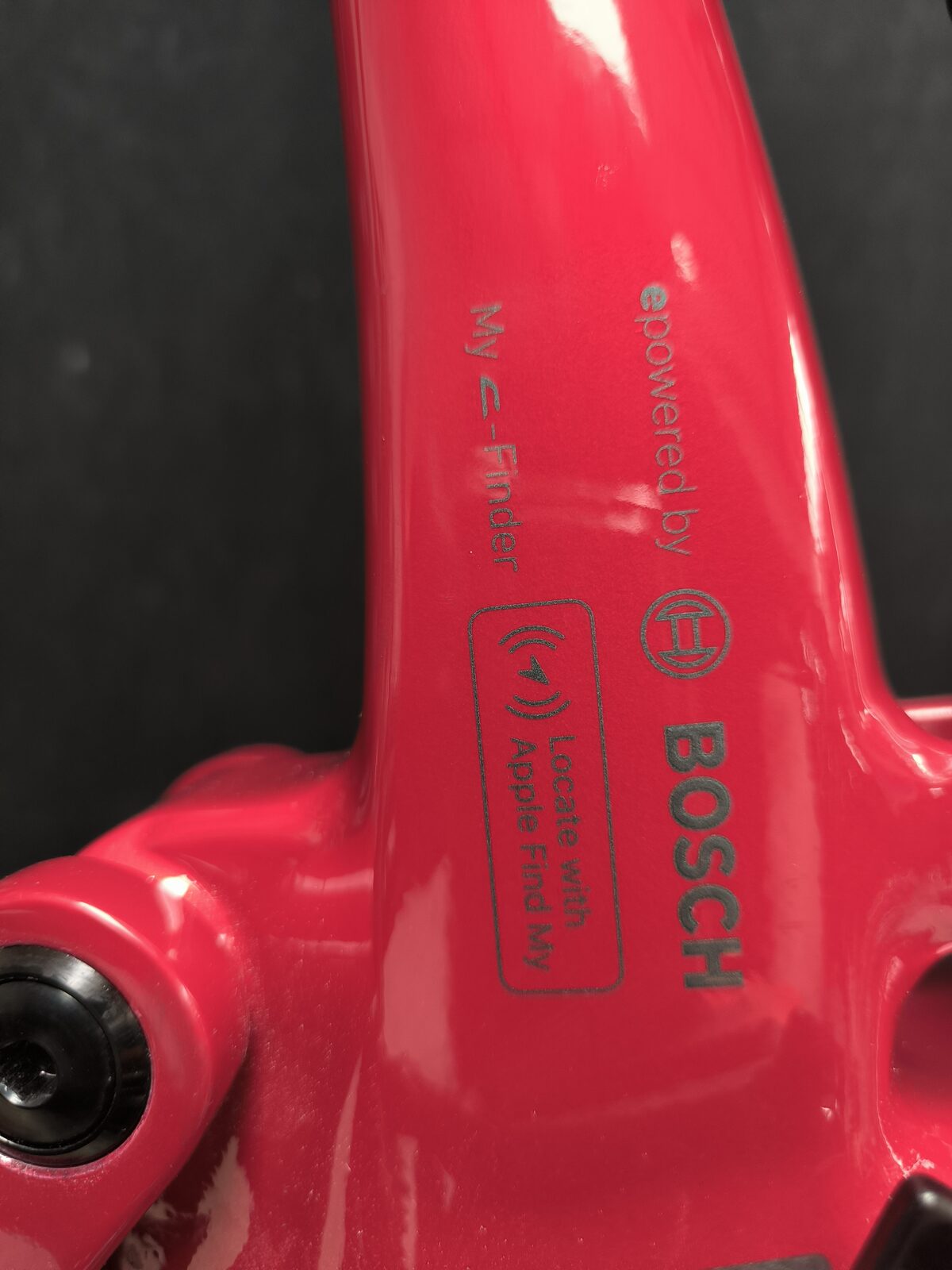 Corratec E-Power Rs160 — Limited Edition 8 Corratec E-Power Rs160 Frame With Bosch Ebike And Apple Find My Tracking